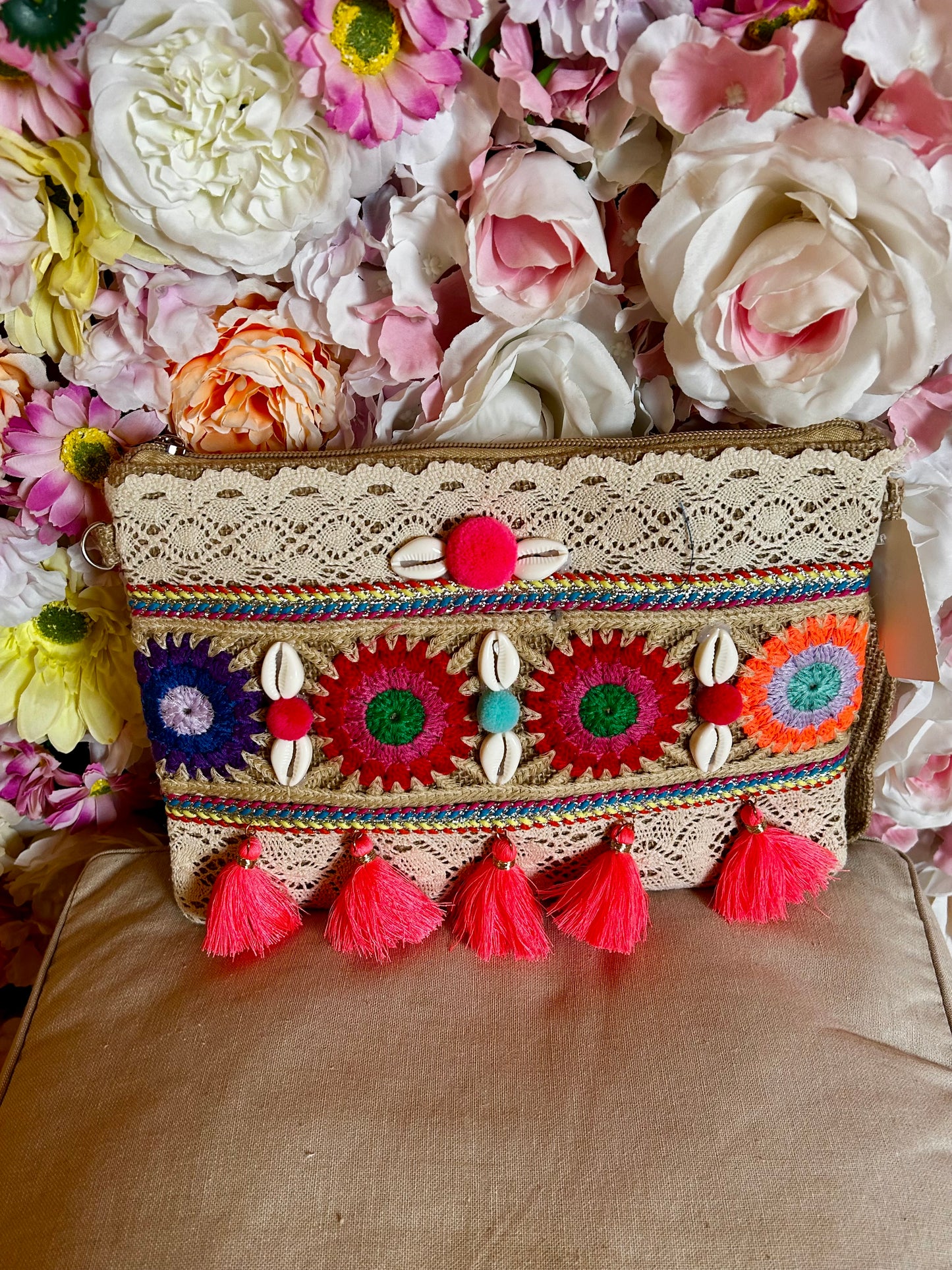 Ibiza purse flochekes