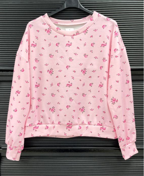 PINK ROSES SWEATER