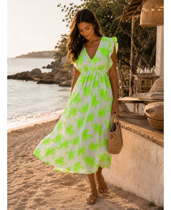 Palm tres dress