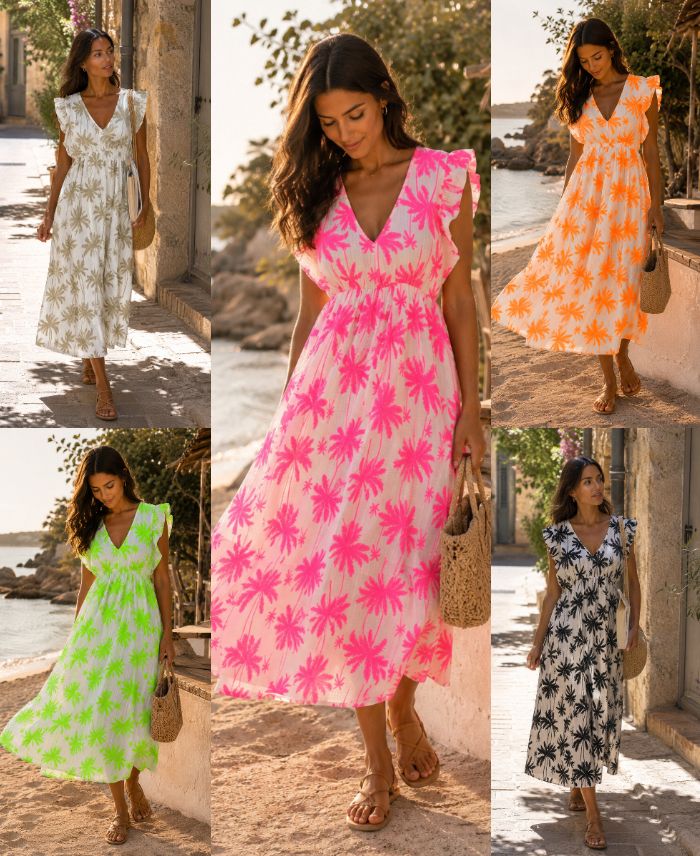 Palm tree dress