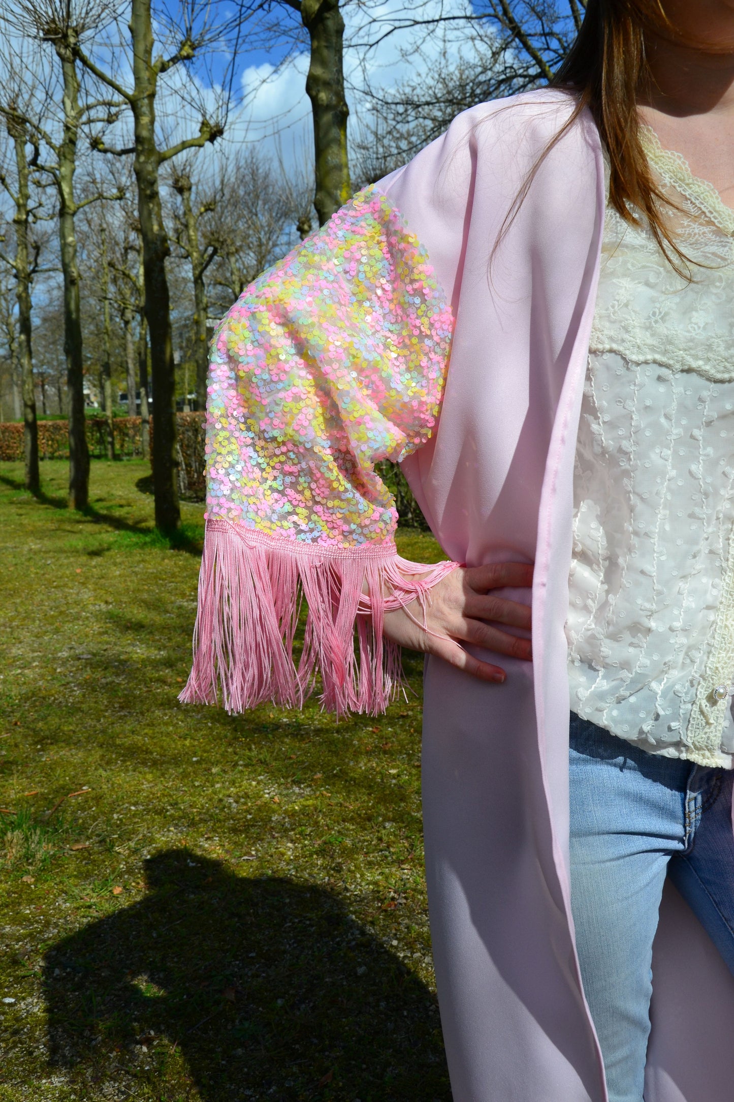 ibiza pink kimono Chinique