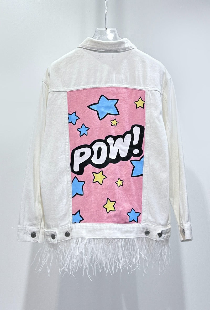 jeans vest POW