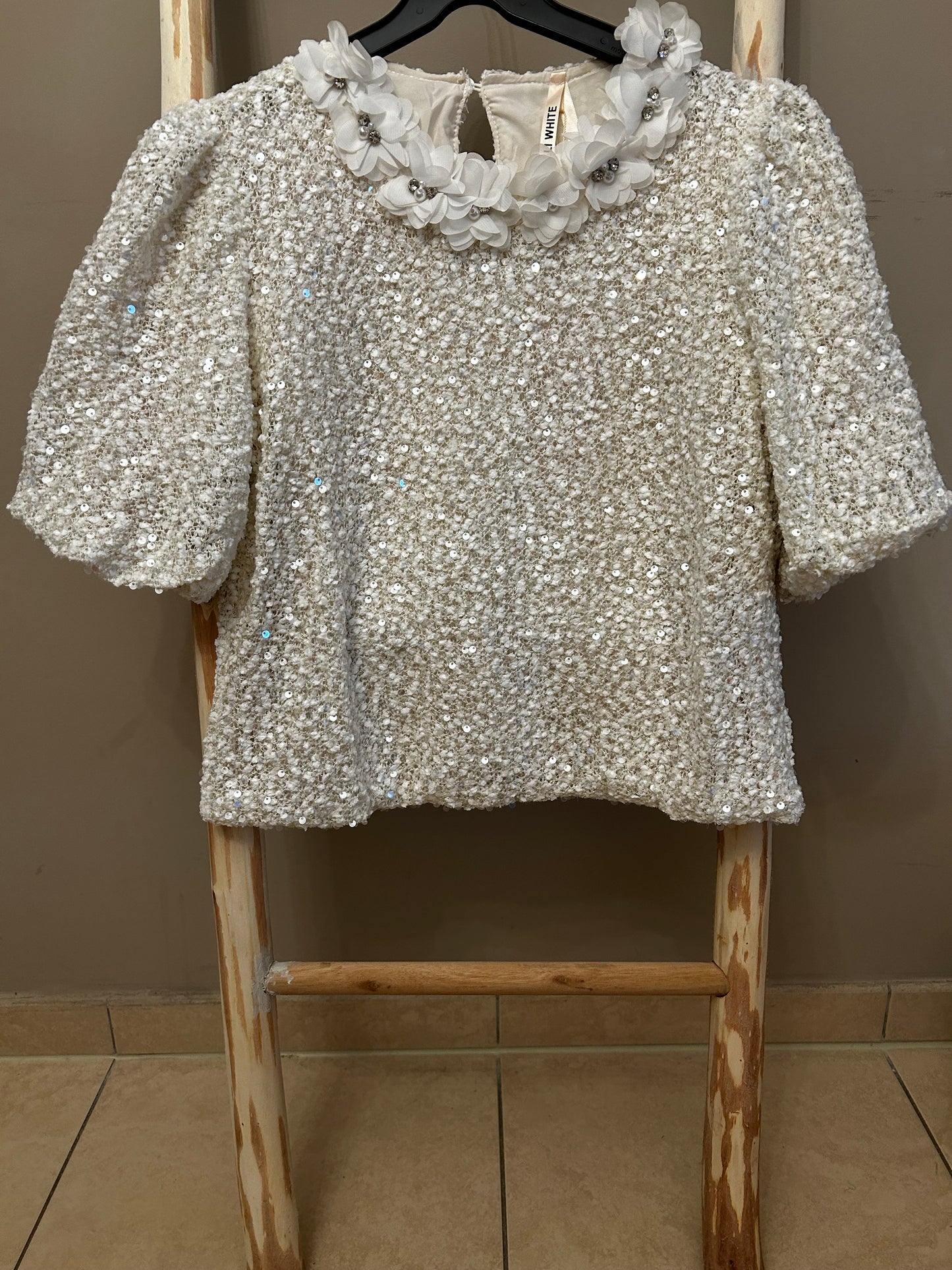 Fancy flower blouse