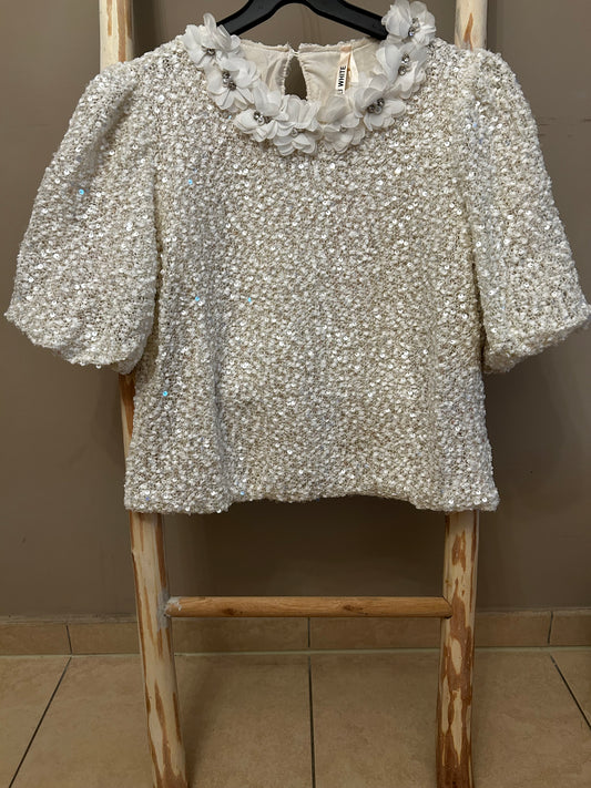 Fancy flower blouse