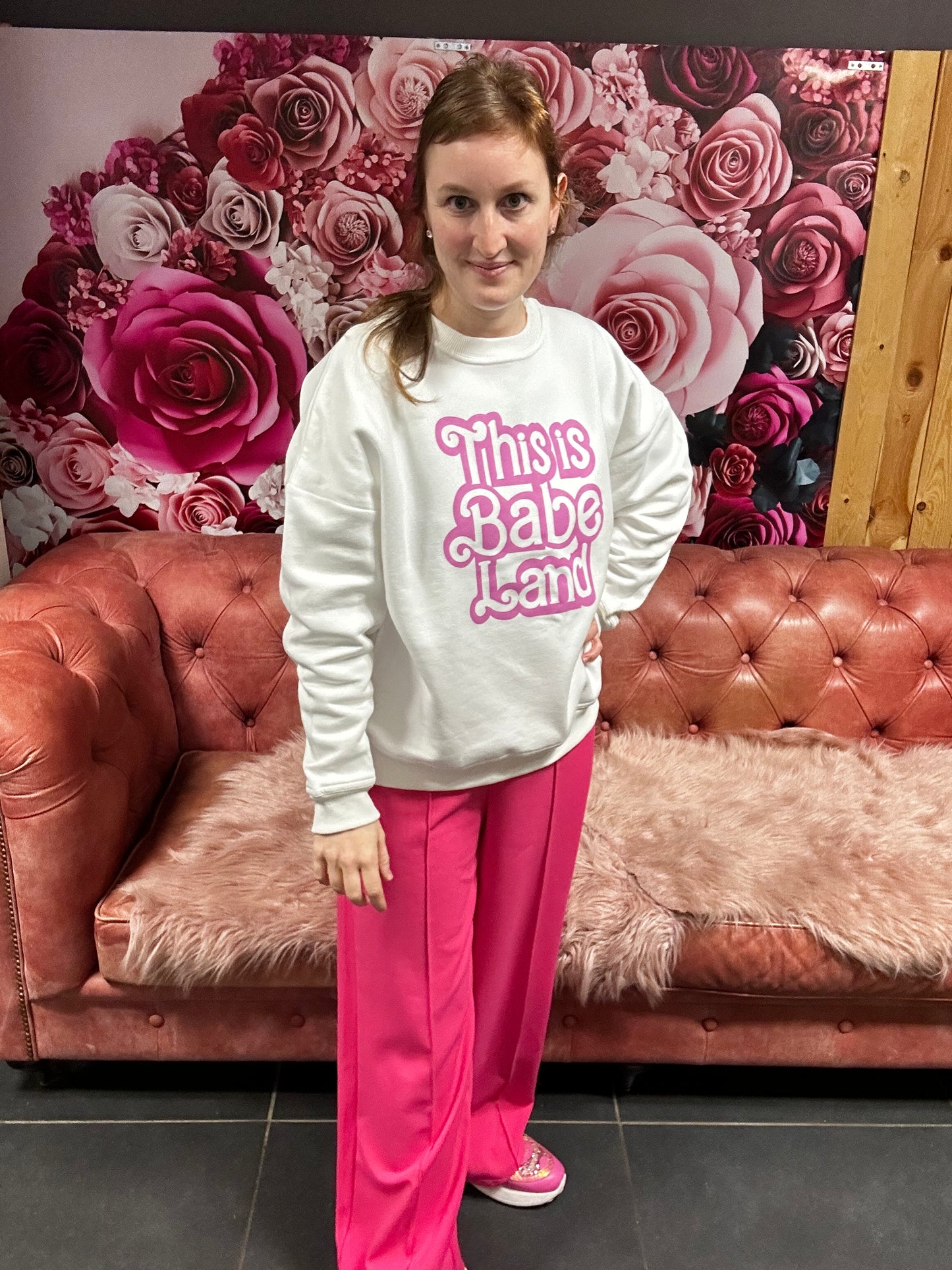 Fuschia pants