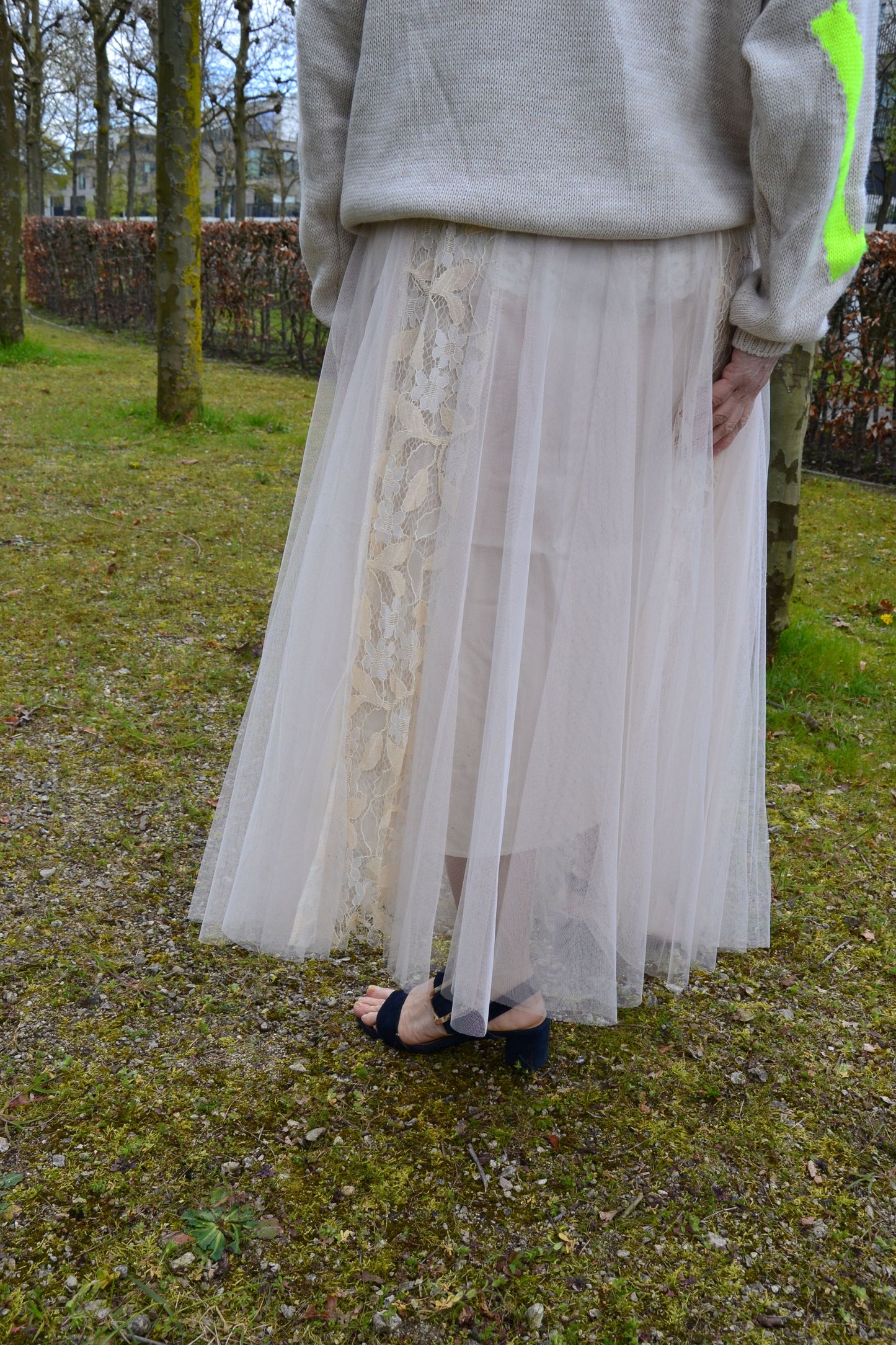 skirt tulle lace
