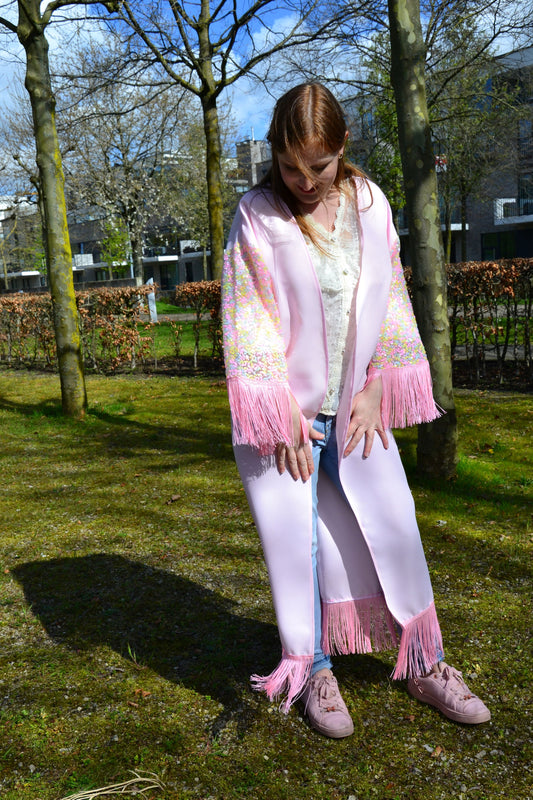 ibiza pink kimono Chinique