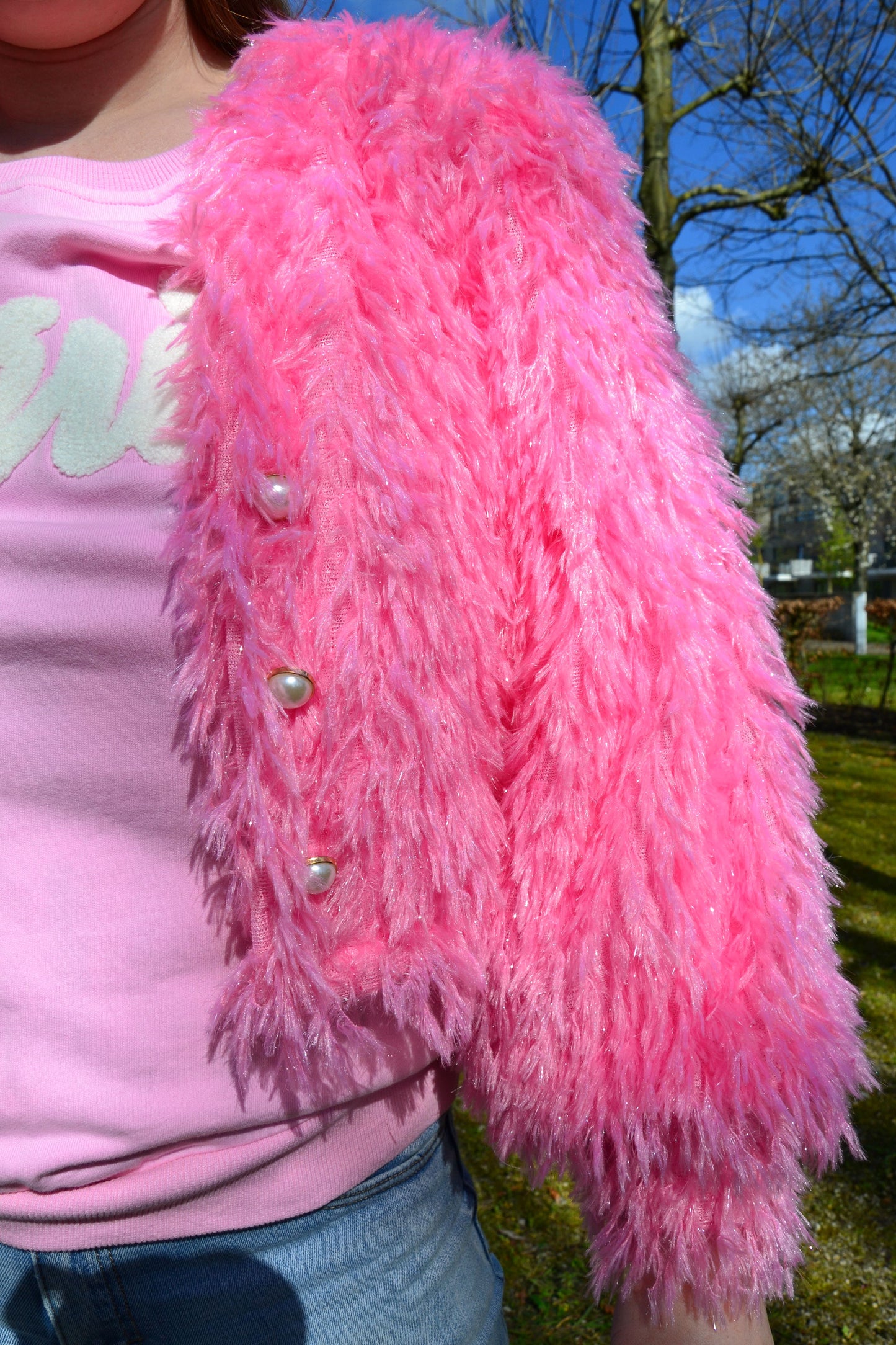 fluffy pink pino
